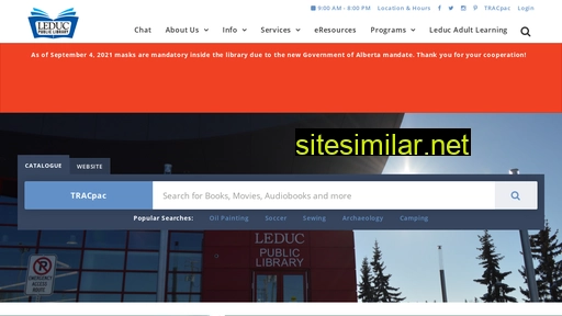 leduclibrary.ca alternative sites