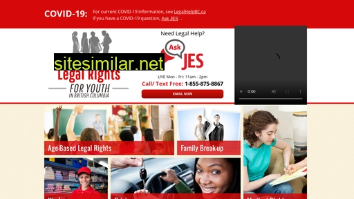 legalrightsforyouth.ca alternative sites