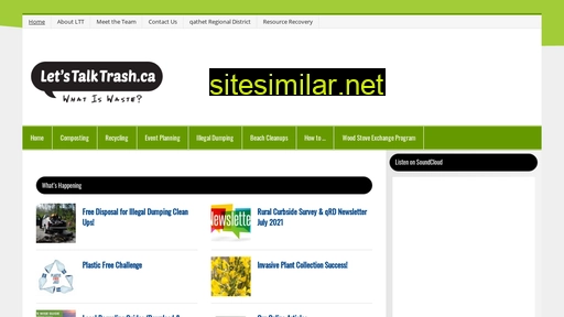 letstalktrash.ca alternative sites