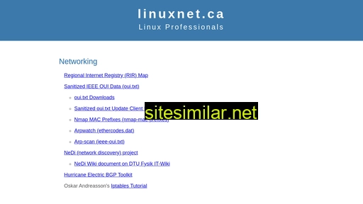 linuxnet.ca alternative sites