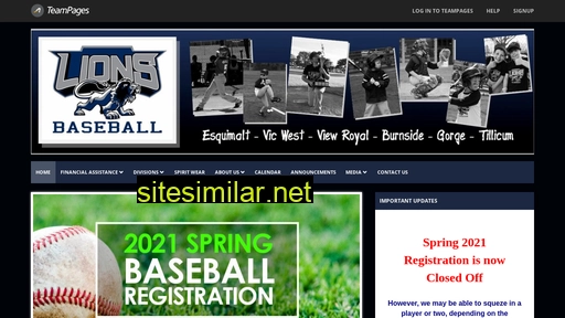 lionsbaseball.ca alternative sites