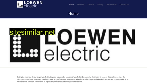 loewenelectric.ca alternative sites