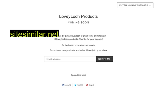 Loveylochproducts similar sites