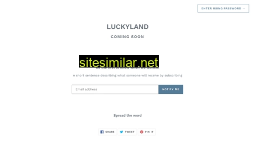 luckyland.ca alternative sites