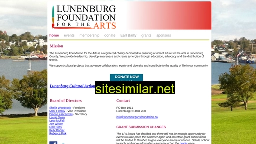 lunenburgartsfoundation.ca alternative sites