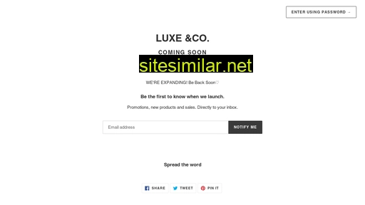 luxeco.ca alternative sites