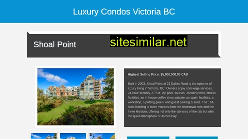 luxurycondosvictoriabc.ca alternative sites