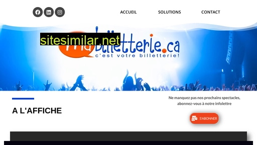mabilletterie.ca alternative sites