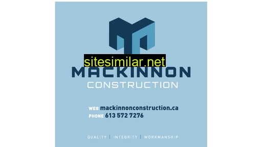 mackinnonconstruction.ca alternative sites