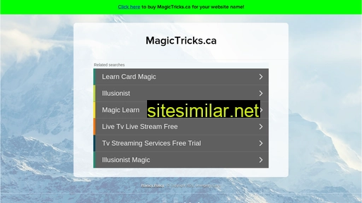 magictricks.ca alternative sites
