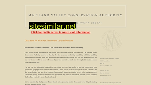 maitlandvalley.ca alternative sites