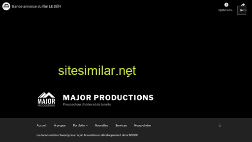 majorproductions.ca alternative sites