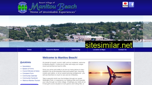 manitoubeach.ca alternative sites