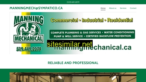 manningmechanical.ca alternative sites