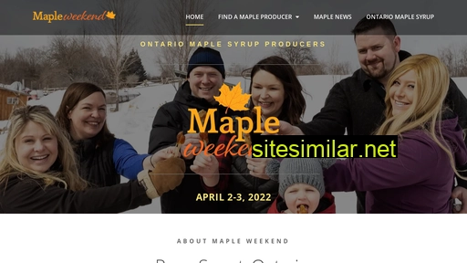 mapleweekend.ca alternative sites