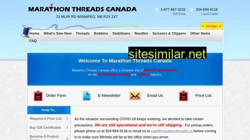 marathonthreads.ca alternative sites