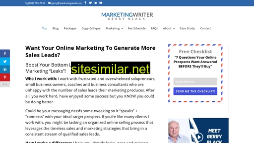 Marketingwriter similar sites