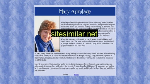maryarmitage.ca alternative sites