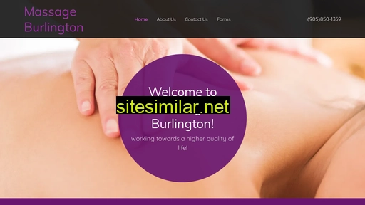 Massageburlington similar sites