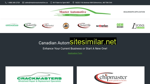 masterautomotive.ca alternative sites