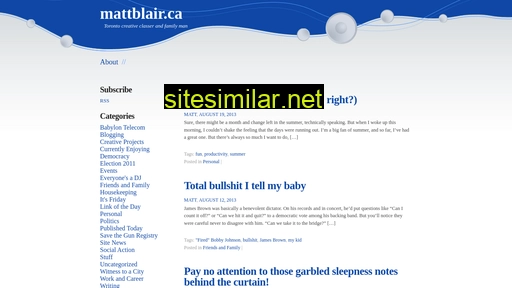 mattblair.ca alternative sites