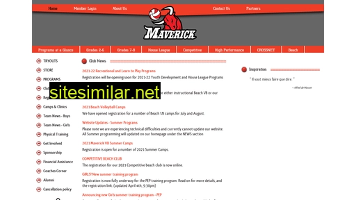 maverickvolleyball.ca alternative sites