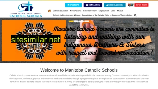 mbcatholicschools.ca alternative sites