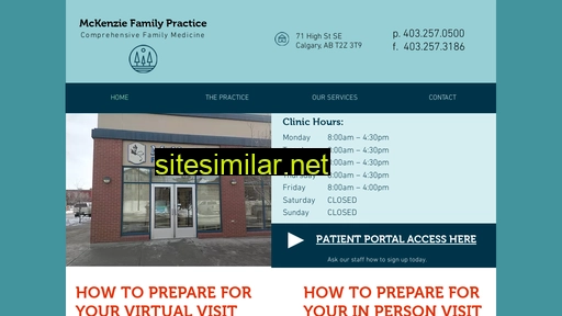 mckenziefamilypractice.ca alternative sites