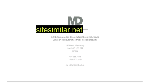 mdmedical.ca alternative sites