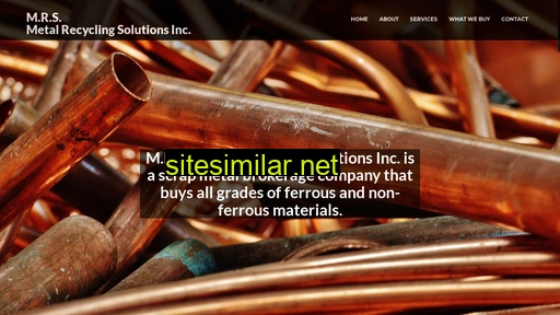 Metalrecyclingsolutions similar sites