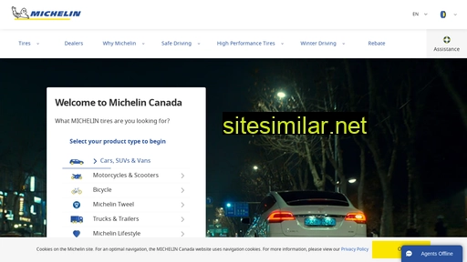 michelin.ca alternative sites