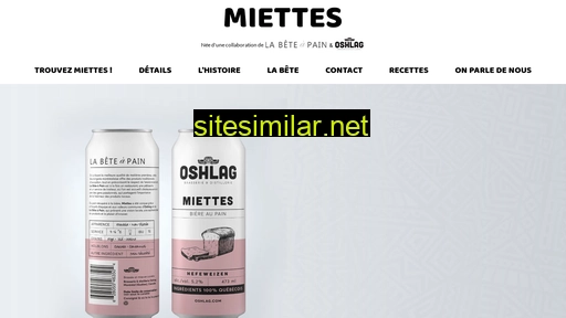 miettes.ca alternative sites