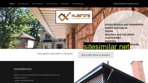 milestonealuminuminc.ca alternative sites