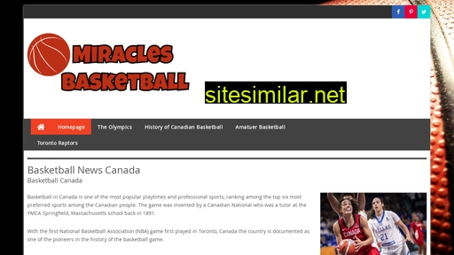 miraclesbasketball.ca alternative sites