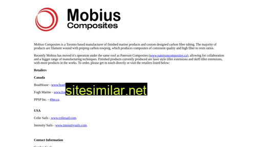 mobiuscomposites.ca alternative sites