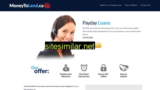 moneytolend.ca alternative sites
