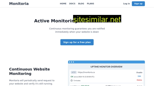 monitoria.ca alternative sites