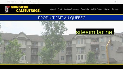 monsieurcalfeutrage.ca alternative sites