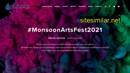 monsoonartsfest.ca alternative sites