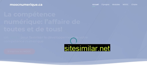 moocnumerique.ca alternative sites