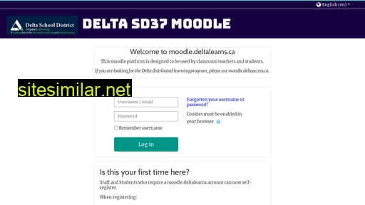 moodle.deltalearns.ca alternative sites