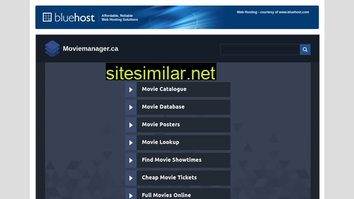 Moviemanager similar sites