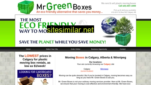 mrgreenboxes.ca alternative sites
