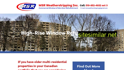 msrweatherstripping.ca alternative sites