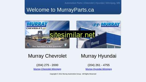 murrayparts.ca alternative sites