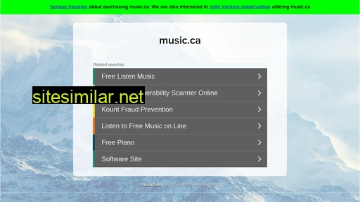 music.ca alternative sites