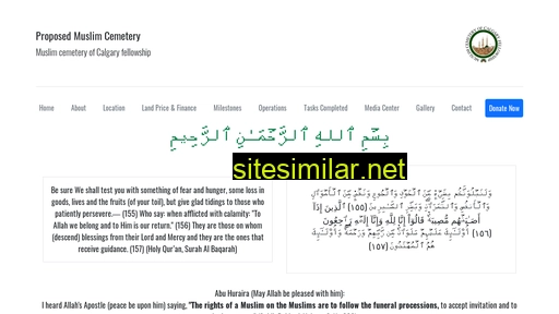 Muslimcemeteryyyc similar sites