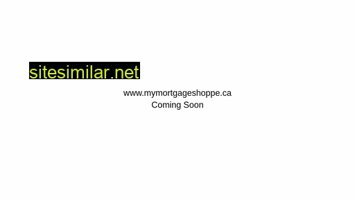 mymortgageshoppe.ca alternative sites