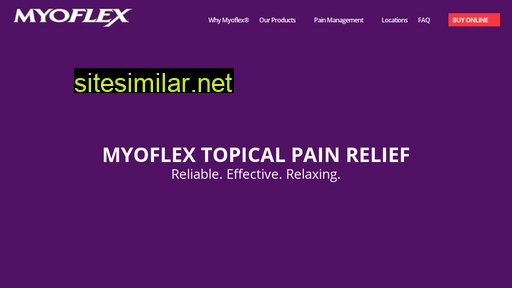 Myoflex similar sites