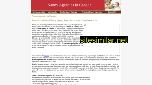 nannyagencies.ca alternative sites